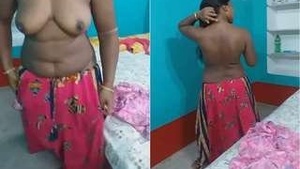 Indian Porn Video: Husband Films His Tamil Wifes Boobs
