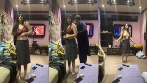 Busty Randys Striptease and Nude Dance Show with Big Boobs