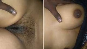 Exclusive Video of Wife Grasping Husbands Chest and Pussy