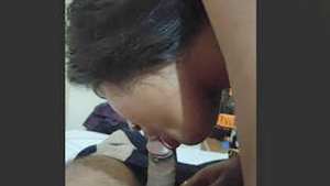 Husband recording when wife talking cum in mouth