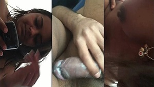 Indian MILF cheats on her husband with a young wife in this MMS video