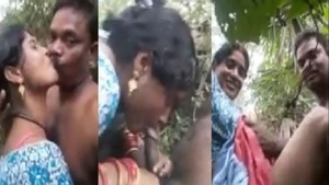 Outdoor sex with neighbors wife: Dehatis secret adventure