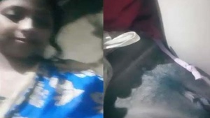 Bengali beauty flaunts her ample assets in a steamy video