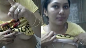 Bhabhi enjoyed with her lover