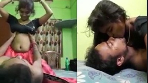 Bengali wife gets naughty on her husbands penis