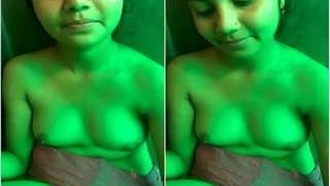 Gay Girl from Bangla Fingers Herself with a Clare Conversation