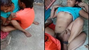 Desi Randis Exclusive Outdoor Encounter with a Young Guy