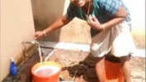 Mallu Waitress showing her body