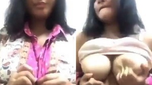 BUSTY NORTHEAST GF SHOWING HER BIG JUGGS