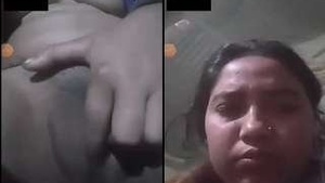 Exclusive Video Call with Bengali Girl Showing Off Her Boobs and Pussy