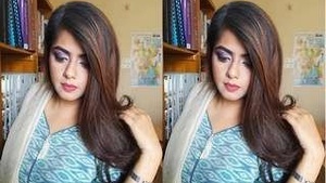 Exclusive Desi Girl Sucks and Feasts on Her Big Tits