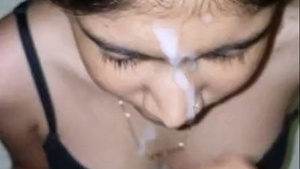 Having facial enjoyment