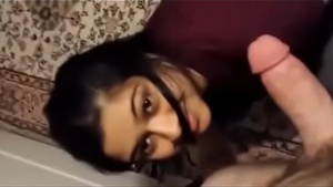 Full HD video of a stunning black girl giving an incredible blowjob