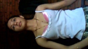 Indian home video of a cute and horny girl getting exposed by her lover