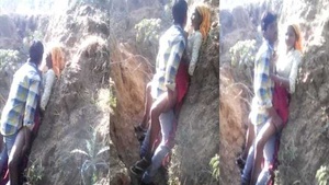 Voyeurist captures Adivasi girls outdoor MMC sex