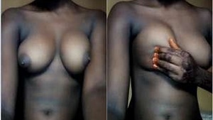 Exclusive Tamil Girl Teases with Her Big Breasts and Tight Pussy