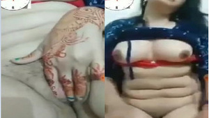 Amateur Indian Girl Teases with Her Big Breasts and Tight Pussy