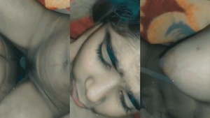 A lustful Bengali girl takes control and rides her clients hard cock