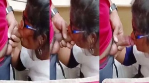 First-time Indian blowjob experience turns into a steamy video