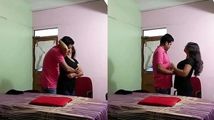 Indian boss fucks her young staff in steamy video