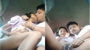 Desi Lovers Intimate Car Sex