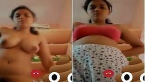 Desi Girl with Cute Boobs and Pussy Gets Naughty on Video Call