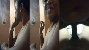 Busty wife gets naughty with a big cock in this video