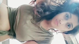 Desi cat with huge tits shows off her bra and boobs in new video