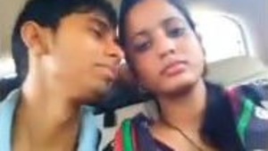 Shy Desi GF kissing with Stick