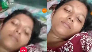 Teen couple indulges in steamy video call