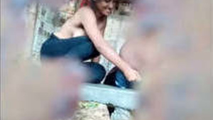 Enjoy the full video of popular outdoor sex with the most popular MMS