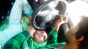 Desi Couples Romantic Ride in a New Car