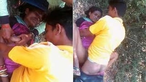 Amateur Randy gets naughty in the open air with her big boobs