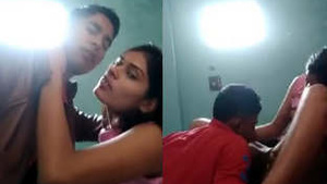 Girlfriend and Boy Have Intense Sex with Recording