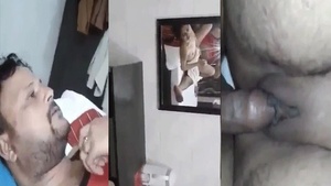 Home sex video featuring a Punjabi woman riding a cock