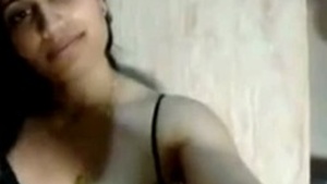 Indian college teacher indulges in a steamy solo session