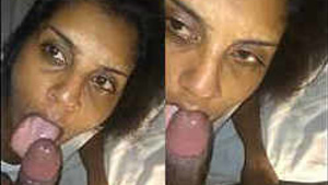 Desi Babe Deepthroat blowjob puppy fucking and swallowing fuck
