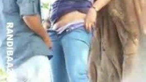 Desi college students engage in outdoor sex in porn video