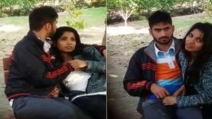 Desi Girl Gives a Sensual Blowjob in the Park