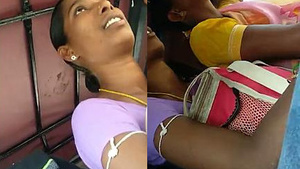 Auntys advantage: rubbing her hand in the crowd on her breast side