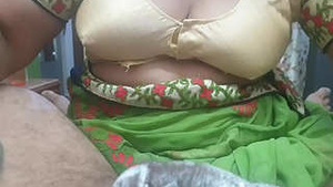 Auntie Desis hillbilly breasts get a good workout