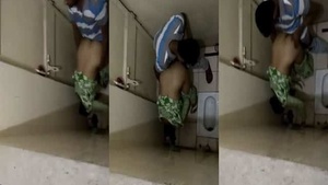 Desi couple has sex in the toilet while being recorded on camera