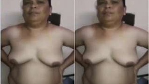 Todays Desi Mature Wife in Action