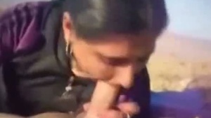 Bhabhis cum-filled mouth and tight pussy get a good licking