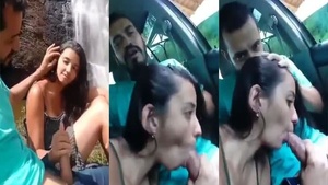 A hot and steamy outdoor sex session with a desi girl and her boyfriend