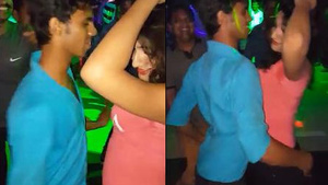 Desi girl shows off her dance skills in a gay club
