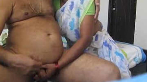 Desi aunty pleasures an older housewifes cock while her wife is away