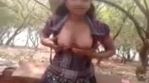 Outdoor sex with a young couple in the great outdoors