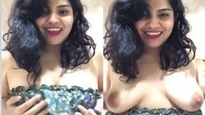Indian College Student Teases with Her Big Boobs in Hot Video