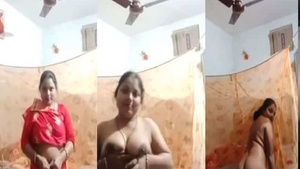 Desi Bhabhis Sensual Striptease Performance in 443